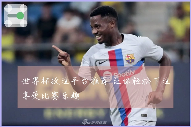 世界杯投注平台推荐 让你轻松下注享受比赛乐趣